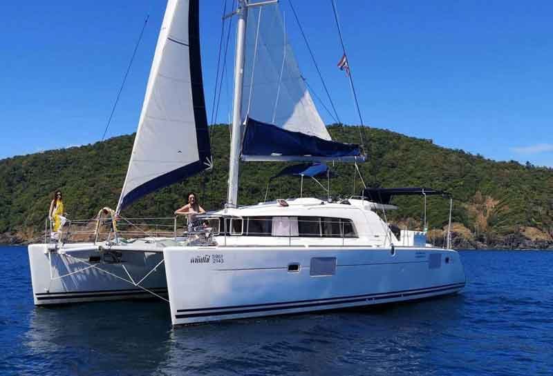 Catamaran for rent in Phuket